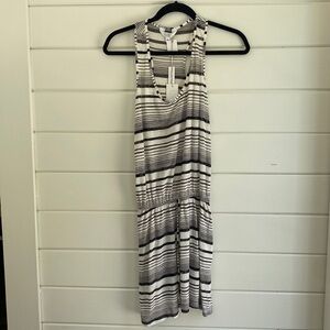 NWT Elan Beach | Black White Striped Beach Cover Up Dress | Great Condition